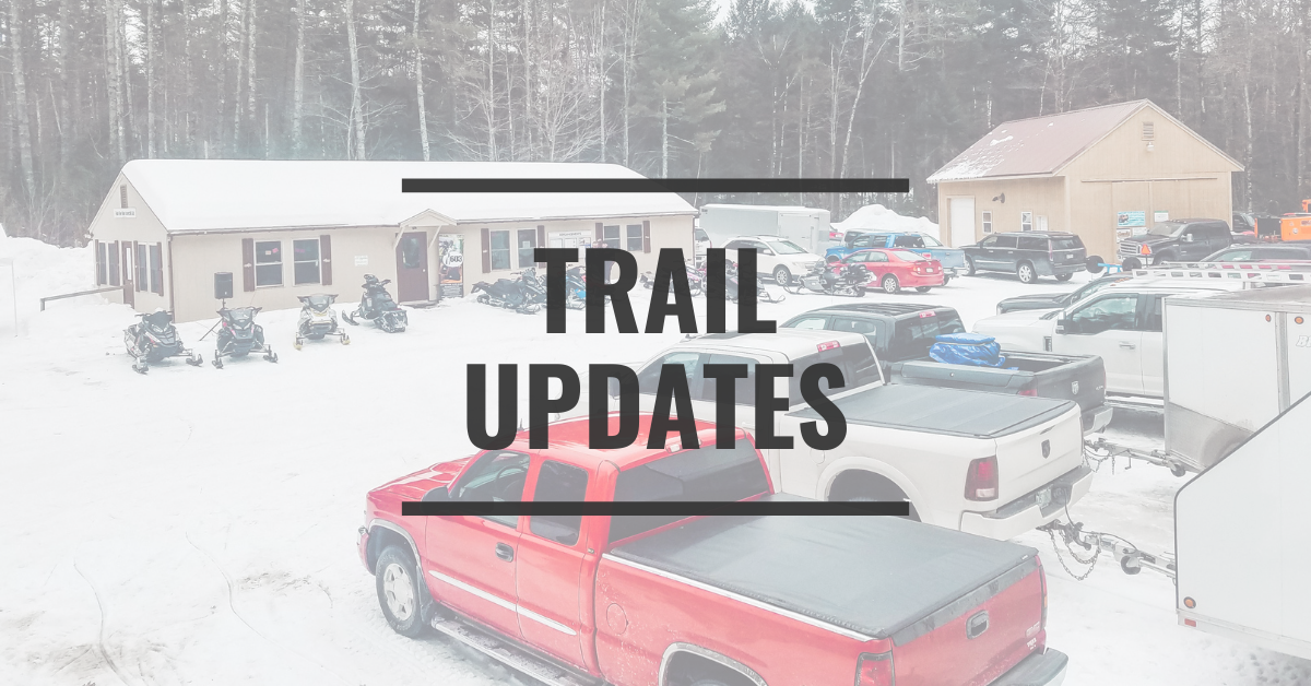 Snowmobile Trail Update